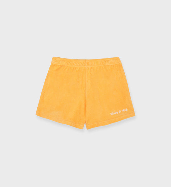 NY Tennis Club Terry Short - Saffron/White
