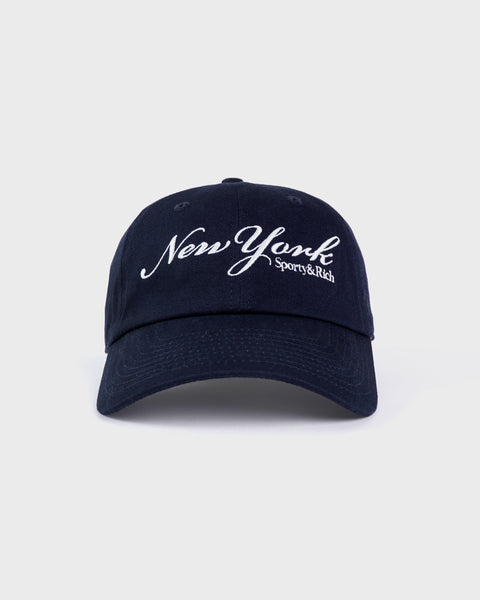 New York Hat - Navy/White