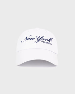 New York Hat - White/Navy