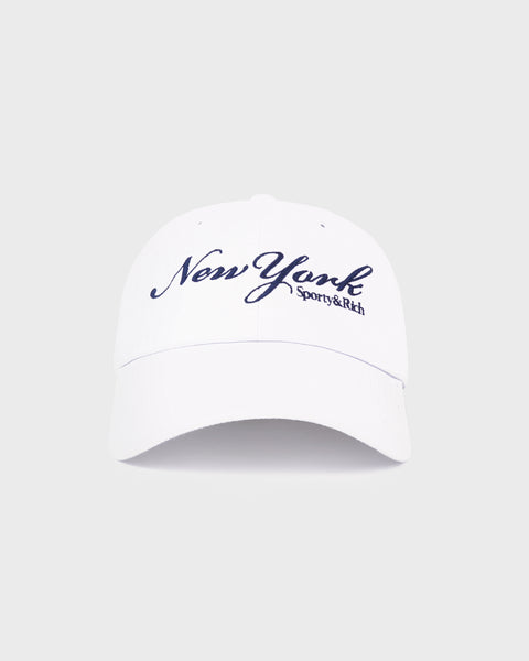 New York Hat - White/Navy