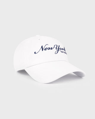 New York Hat - White/Navy