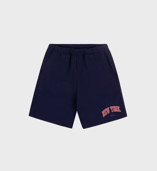 New York Ivy Kids Gym short - Navy/Ruby