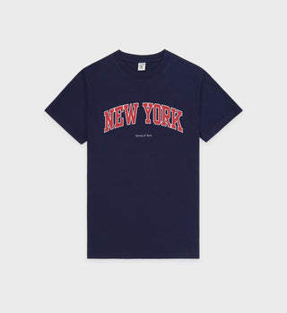 T-Shirt New York Ivy - Marine/Rubis