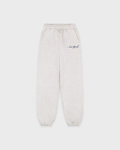 New York Sweatpant - Heather Gray/Navy