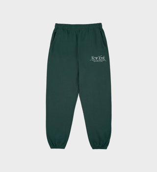 NY 94 Kids Sweatpant - Forest/White