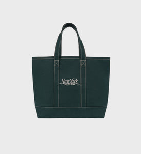 NY 94 Tote Bag - Forest/Cream