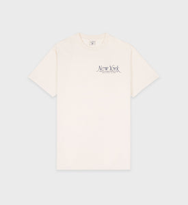 NY 94 T-Shirt - Cream/Navy