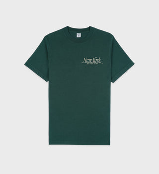 NY 94 T-Shirt - Forest/Cream