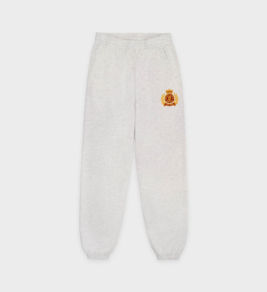 NY Crest Sweatpant - Heather Gray/Gold