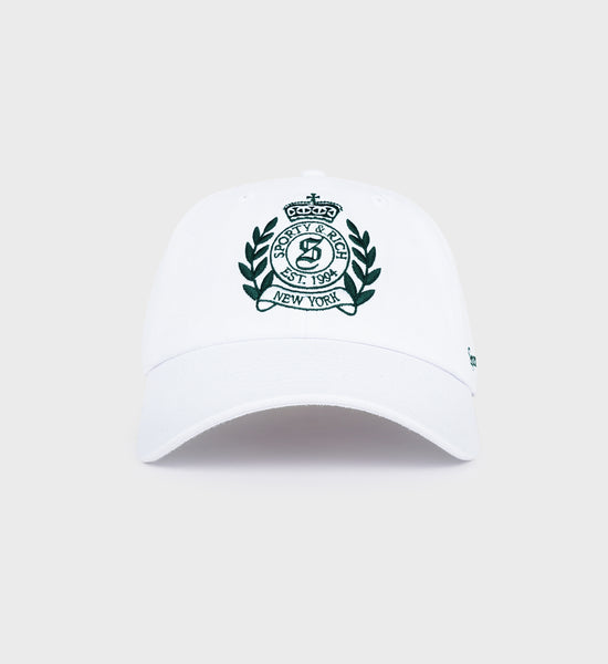 H&W Crest Hat - White/Alpine