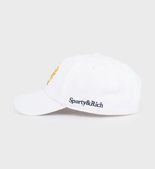 NY Crest Hat - White/Gold