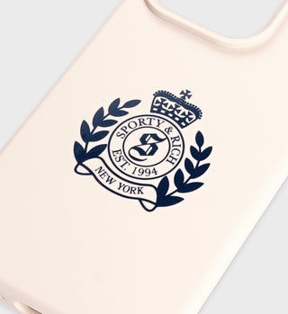 NY Crest Iphone Case - Cream