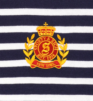 NY Crest Mariniere - Navy Stripe