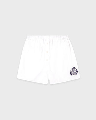 NY Crest Mini Boxer - White/Navy