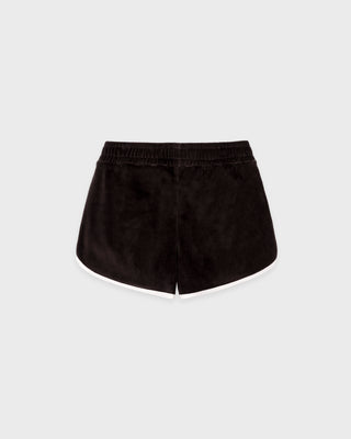Black shorts on a white background