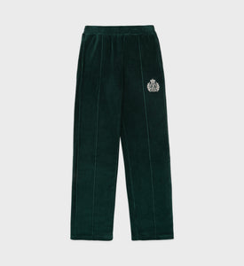 Pantalon de survêtement en velours NY Crest - Forêt/Crème