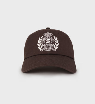 NY Crest Wool Hat - Chocolate