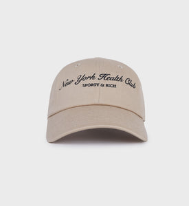 NY Health Club Hat - British Tan/Faded Black