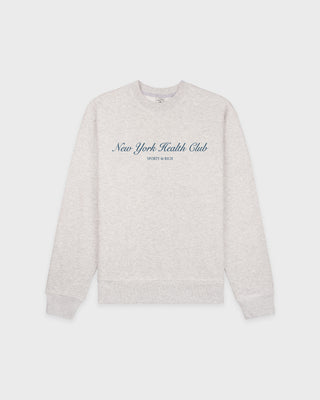 NY Health Club Crewneck - Heather Gray