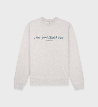 Sweat NY Health Club - Gris Chiné/Marine