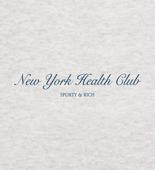 NY Health Club Crewneck - Heather Gray/Navy