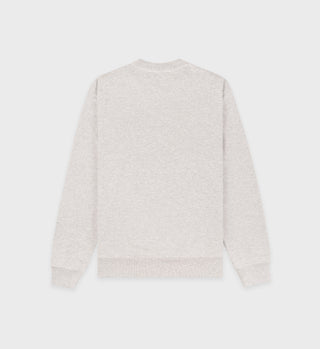 NY Health Club Crewneck - Heather Gray/Forest