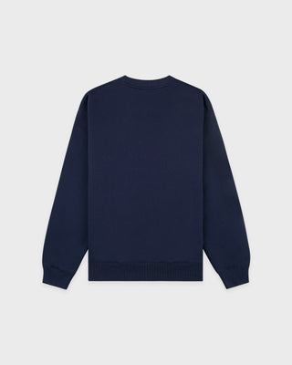 NY Health Club Crewneck - Navy/Ecru