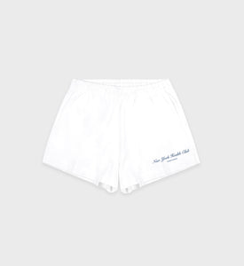 Short disco NY Health Club - Blanc/Marine