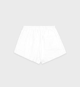 NY Health Club Disco Short - White/Navy