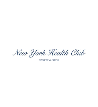 NY Health Club Disco Short - White/Navy