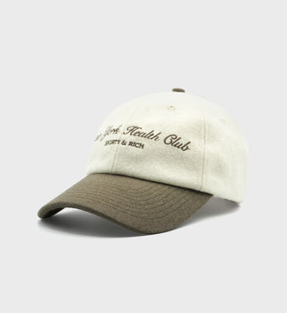 NY Health Club Wool Hat - Off White/Earl Grey