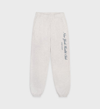 NY Health Club Sweatpant - Heather Gray/Navy