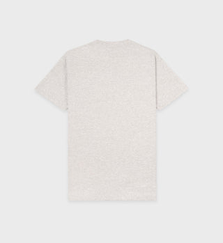 T-Shirt NY Health Club - Gris Chiné/Marine