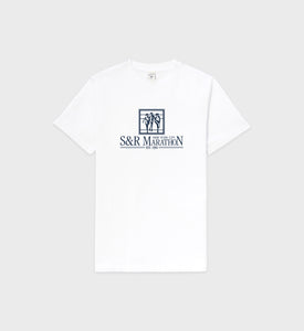 NY Marathon T-Shirt - White/Navy