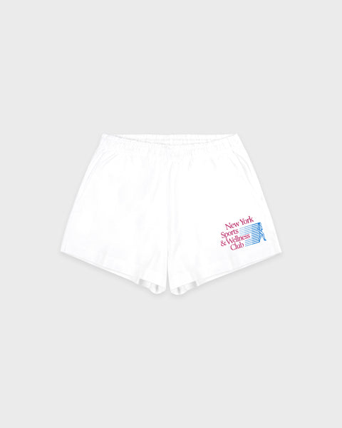 NY Motion Disco Short - White/Berry/Azure