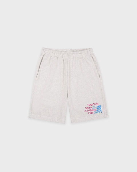 NY Motion Gym Short - Heather Gray/Berry/Azure