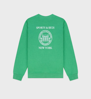 NY Resort Crewneck - Verde/White