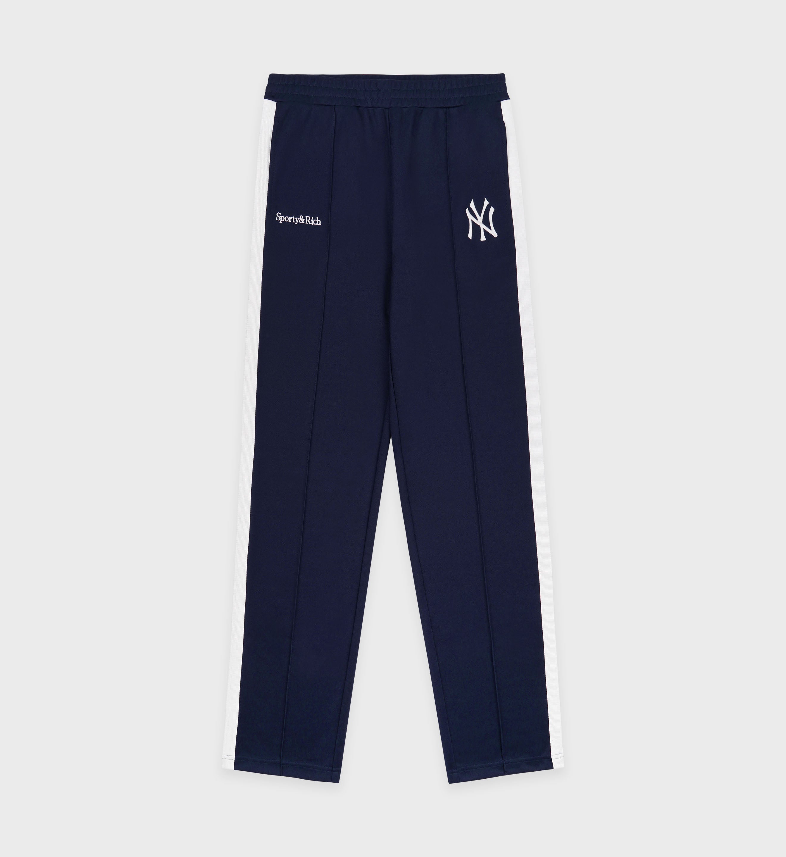 Yankees Serif Track Pants Navy/White – Sporty Rich - Main Image