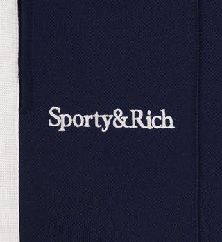 Yankees Serif Track Pants - Navy/White