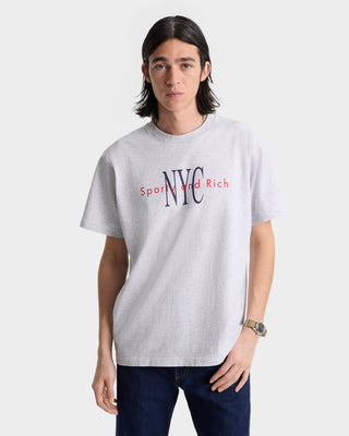 NY Minute T-Shirt - Heather Gray/Navy