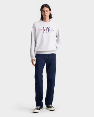 NY Minute Crewneck - Heather Gray/Navy