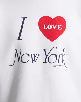 I Love NY Crewneck - White