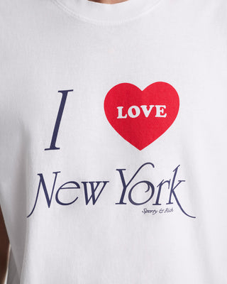 T-shirt I Love NY - Blanc