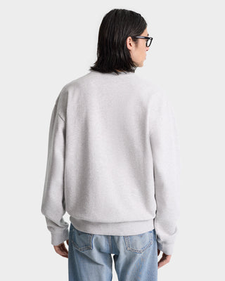 Crewneck New York - Gris chiné/Marine