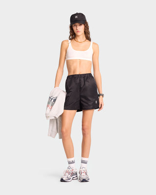 Short en nylon Running Woman - Noir/Blanc