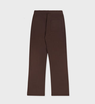 Oval Health straight leg sweatpant - Chocolate/Cream