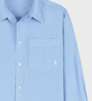 SRC Oversized Shirt - Sky Blue/White