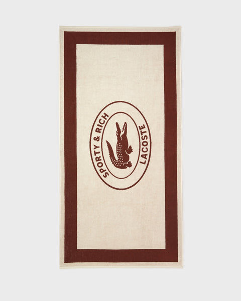 Oval Logo Towel - Clay/Farine