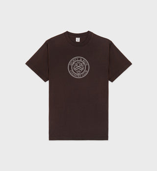 Paris Country Club T-Shirt - Chocolate/White