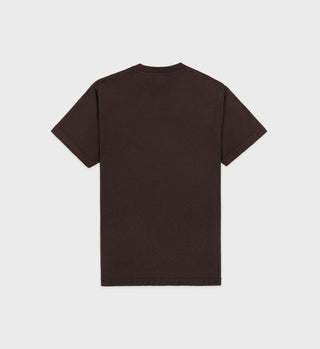 Paris Country Club T-Shirt - Chocolate/White